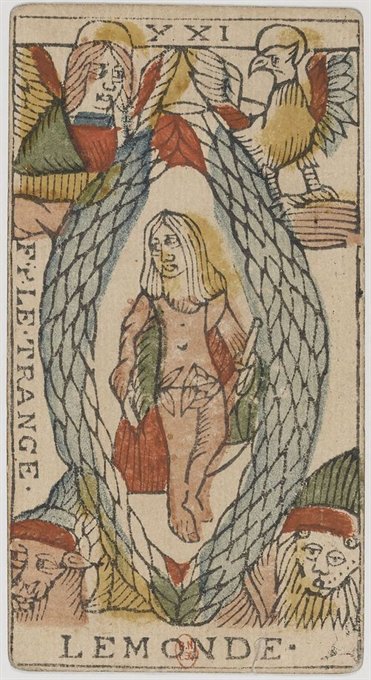 Carta Le Mat del Tarot de Marsella