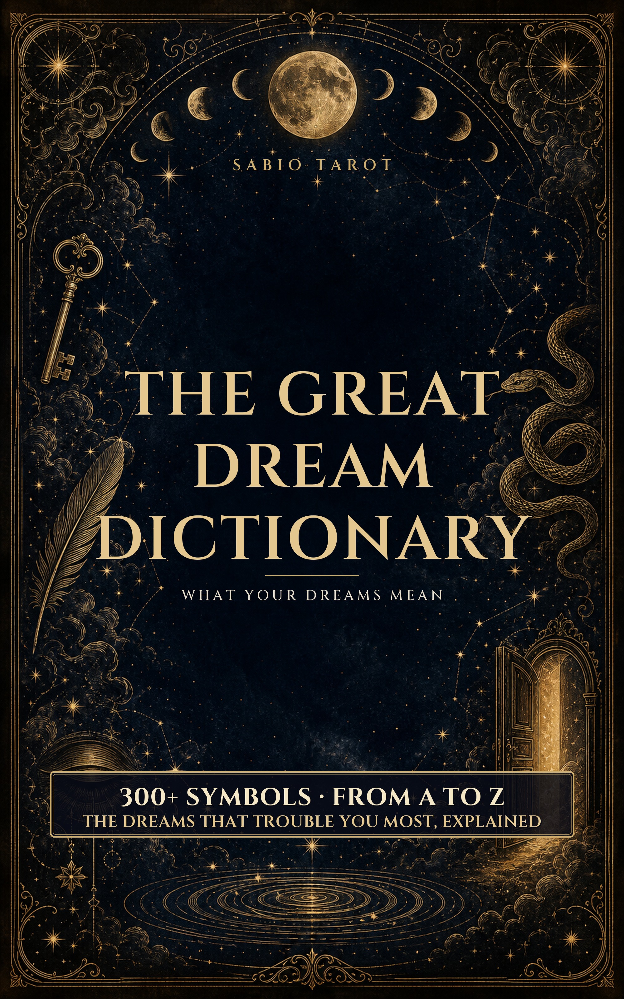 Cover of The Great Dream Dictionary: What Your Dreams Mean: Hundreds of Symbols from A to Z to Interpret Your Dreams, Decode Your Nightmares, and Know Yourself Better