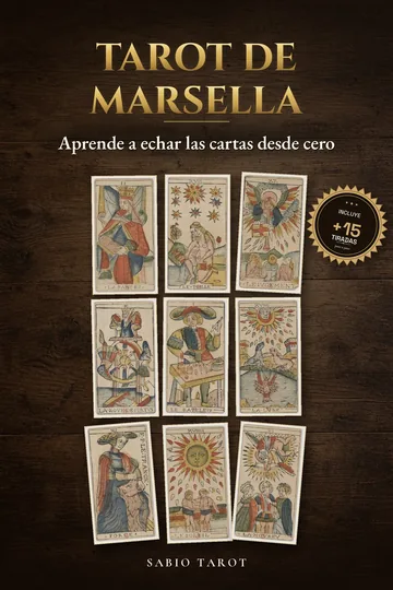 Portada de Tarot de Marsella: Aprende a echar las cartas desde cero