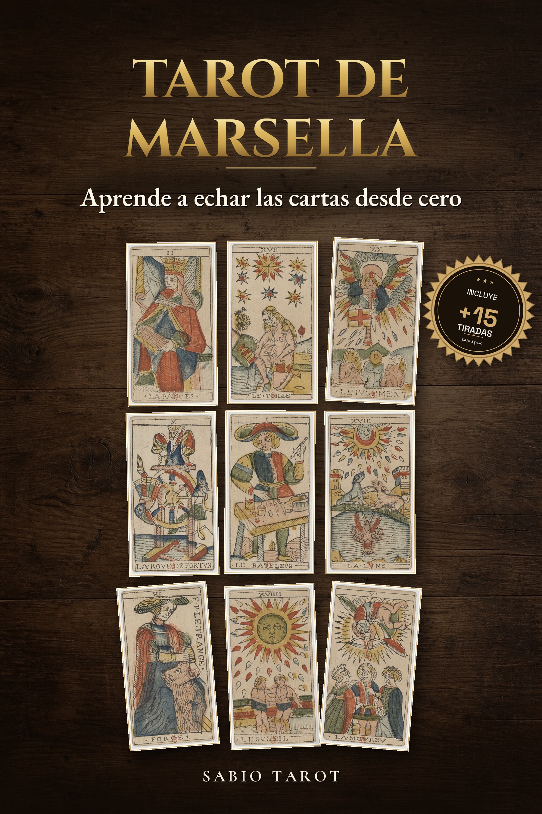 Portada de Tarot de Marsella: Aprende a echar las cartas desde cero