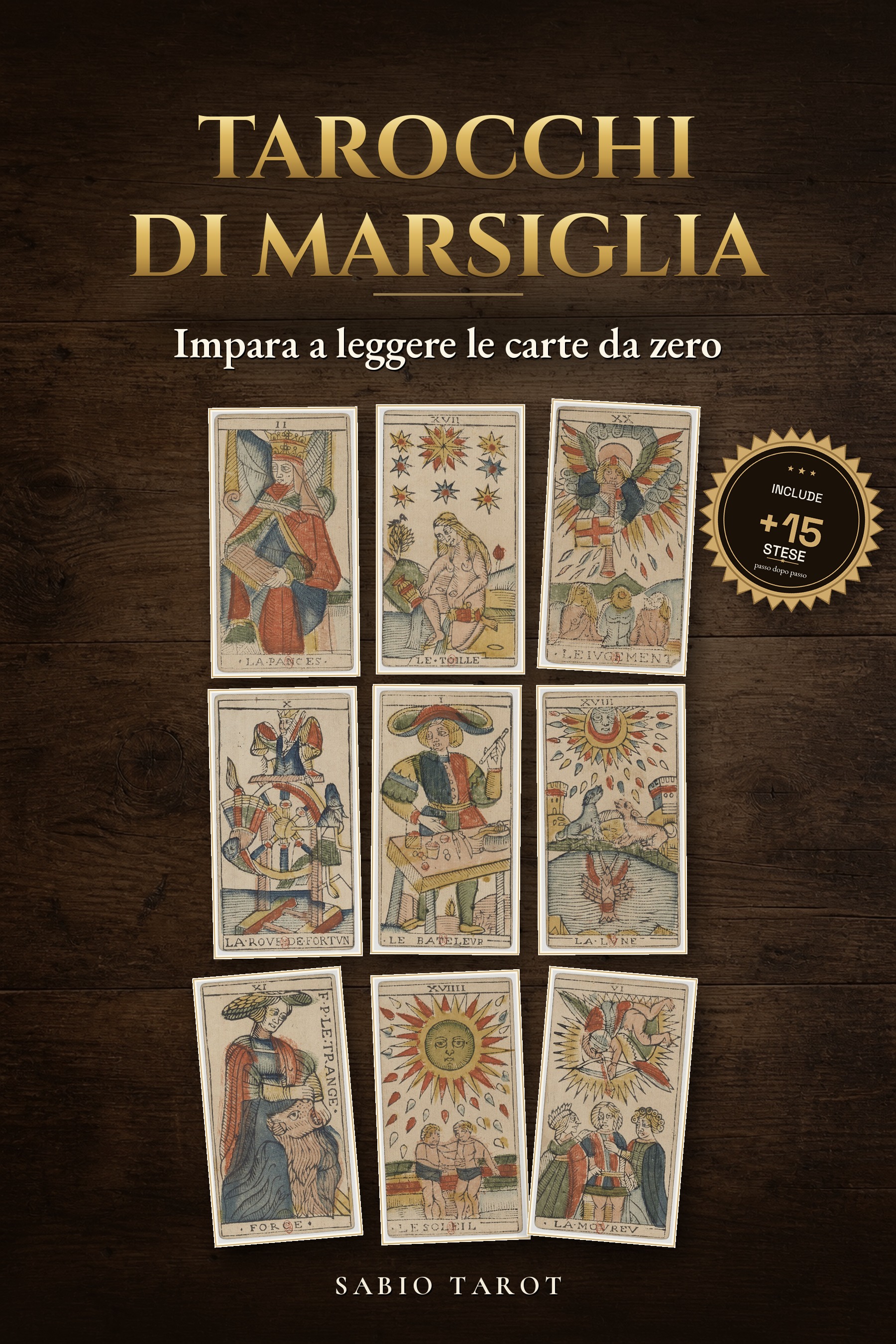 Copertina di Tarocchi di Marsiglia: Impara a leggere le carte da zero