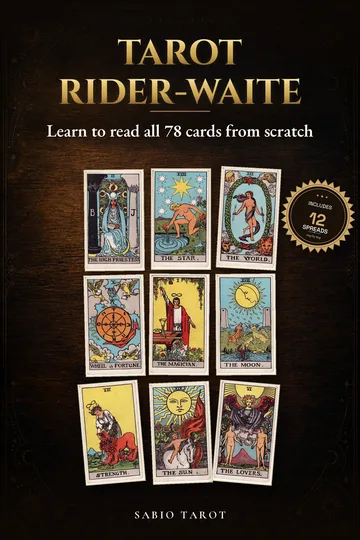 Cover of Tarot Rider-Waite: Learn to Read All 78 Cards from Scratch