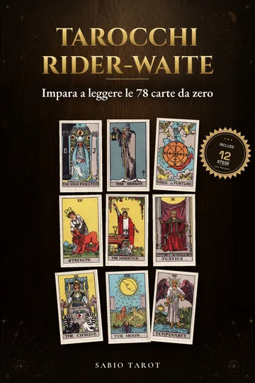Copertina di Tarocchi Rider-Waite: Impara a leggere le 78 carte da zero